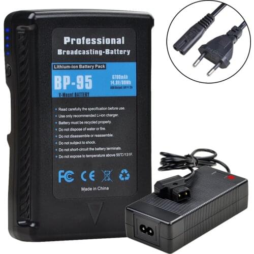 14.8V BP-95 / BP-150 V Mount Li-ion Battery Pack for LED Photography Light Video Camera Camcorder for Sony DSR-250P 600P 650P