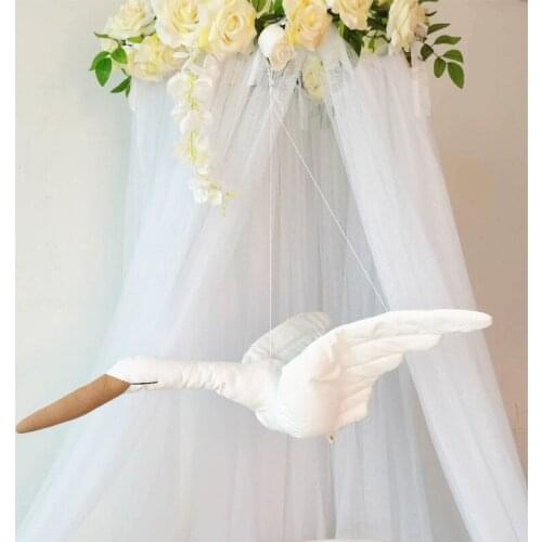 Cute Swan Wall Hanging Ornaments Cotton Cartoons Childrens Room Nordic Style Hanging Decorations Bedroom Decoration Home Decor