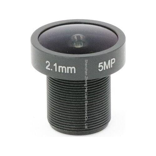 2.1mm Lens 5.0 MegaPixel 150 Degree MTV M12*0.5 Mount Infrared Night Vision Lens For CCTV Security Camera