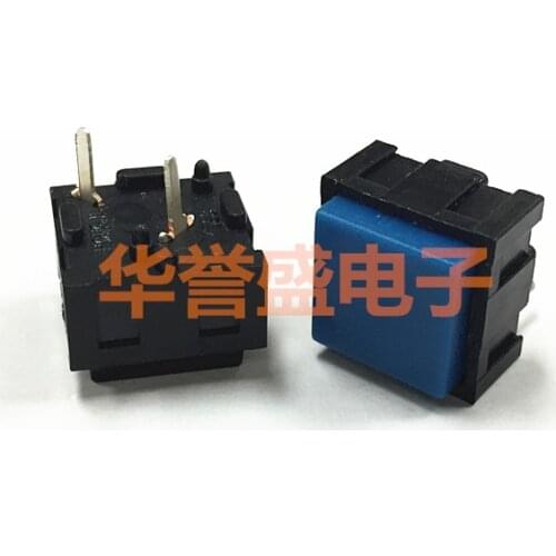 Original new 100% import touch switch key switch TS3-AUN blue 2pin 12*12 button square