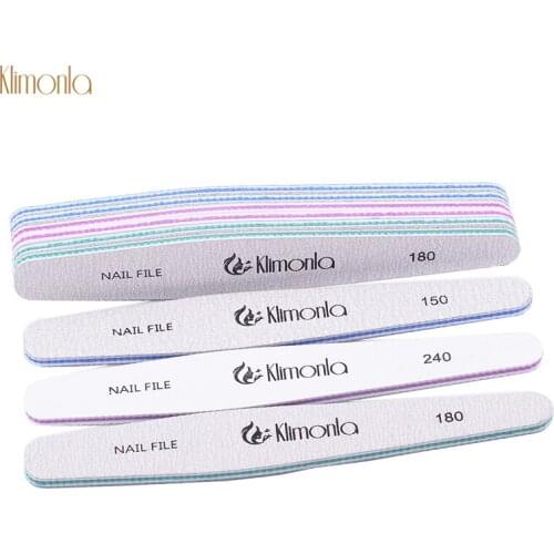 21pcs/lot Nail File For Manicure 150/180/240 Grits Nail Sanding Buffer Files Grinding Polishing Nail Art Beauty Tools