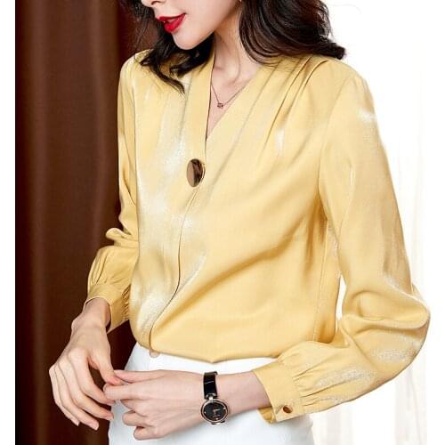 Qingerant Yellow Blouses