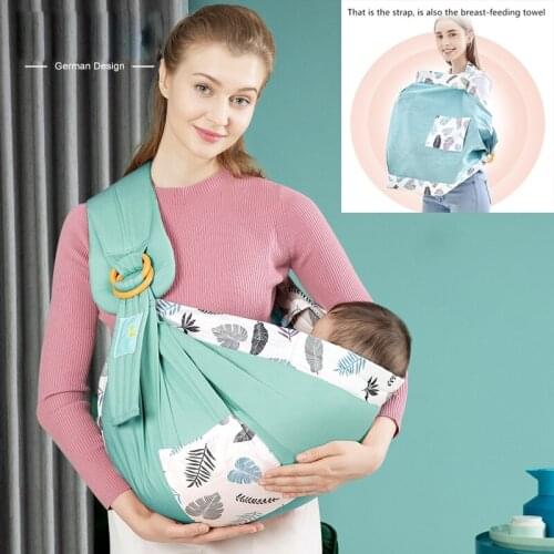 Baby strap dual purpose baby care cover multifunctional breast-feeding towel all cotton newborn baby strap 0-36m