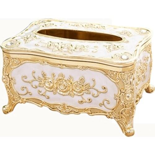 Luxury European Plastic Tissue Box Ktv Handkerchief Toilet Paper Holder