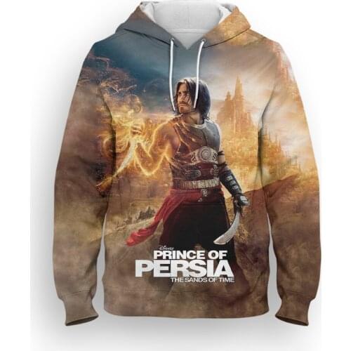 Prince of Persia The Sands of Time Womens Hoodie Casual Spring Marvel 3D Print Men Sweatshirt Harajuku Children Clothes