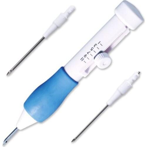 Magic Embroidery Pen DIY Crafts Magic Embroidery Pen Set DIY 3 Interchangeable Punch Needle Sewing Accessories