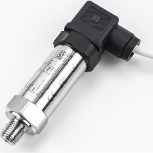 0.5-4.5v Hydraulic oil pressure transmitter 100bar fuel pressure sensor with LCD display 24Vdc power