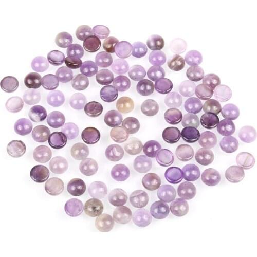 10 PCS Stripe Agate Natural Stones Cabochon 8mm 10mm 12mm 14mm 16mm 20mm Round No Hole For Making Jewelry DIY