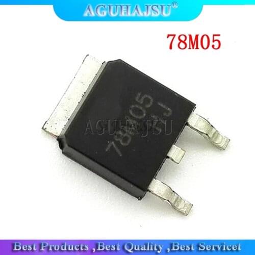 10pcs/lot 78M05 7805 TO-252 three-terminal 750mA regulator new original