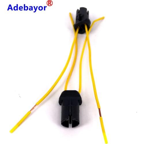 20 pcs Car OEM 12CM T10 led bulb Connector W5W 168 194 Car Lamp Cable Auto Bulb Wire Light T15 LED Bulbs Socket adapter Adebayor