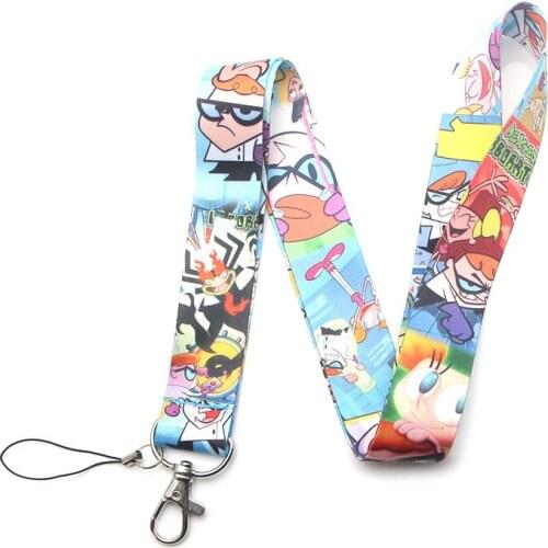 20pcs Dexter Lanyards Cool Neck Strap webbings ribbons Phone Keys ID Card Holder Lanyard For Keys DIY Hang Ropes