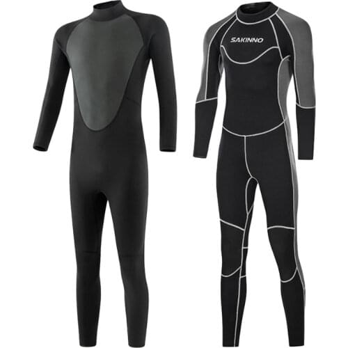 3mm Full Bodysuit Wetsuit Neoprene Warm Swimming Accessories Surfing Snorkeling Wet Suit Free Diving Equipment Dive Gear