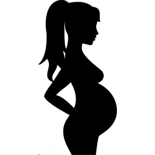 A Pregnant Woman Shape Metal Cutting Die DIY for Scrapbooking Decoration Crafts