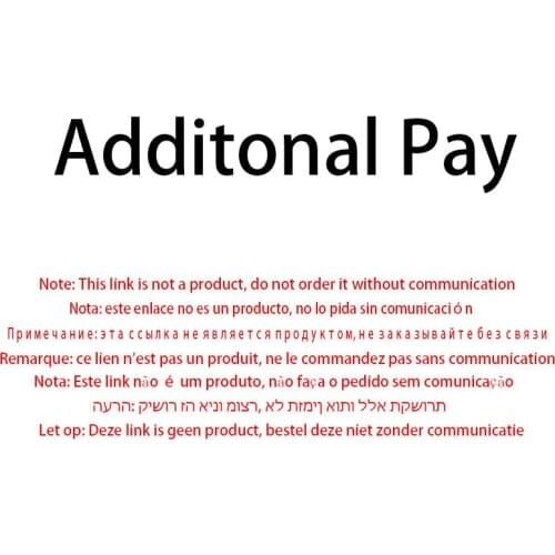 Extra Fee-Do not order without discussion