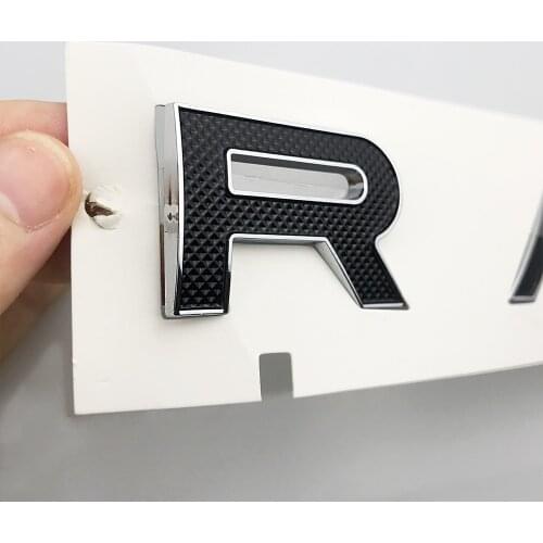 DIY Letters Emblem Badge for Range Rover SV Autobiography SPORT EVOQUE HSE Car Styling Refitting Middle Hood Trunk Logo Sticker