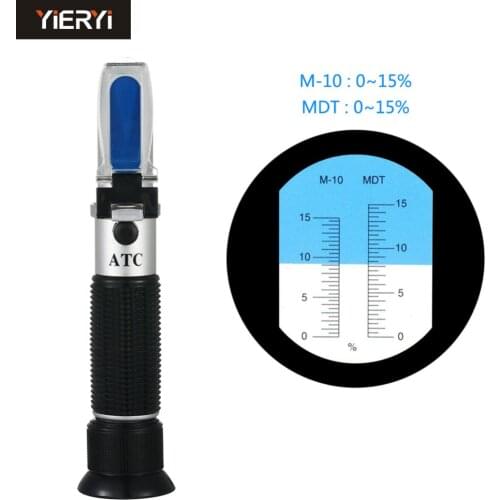 Hot-selling Emulsion Refractometer 0-15% Rust-proof Cutting Tester Mine Stand Emulsified Oil Refractometer MDT Detector