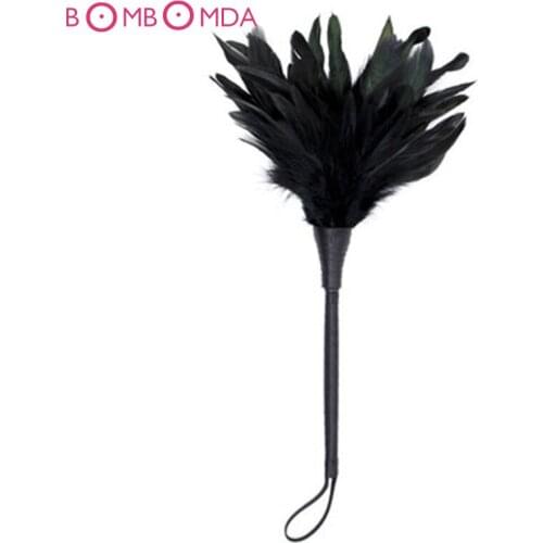 Feather Sexy Whip Clitoris Tickle Nipple Tickling BDSM Whip Erotic Sex Toys Spanking Bondage Flirting Slave Flogger for Couple 2