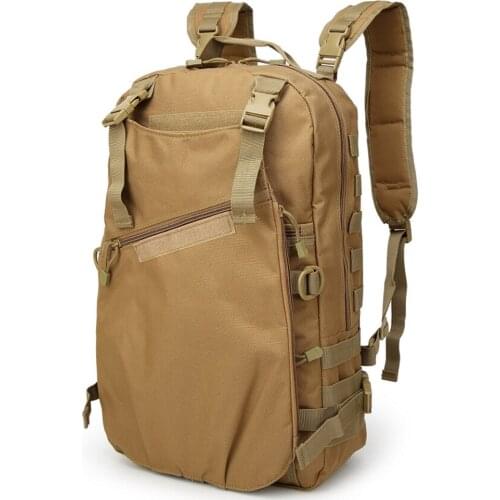 35L Wear-resisting Oxford Military Tactical Bag Field Survival Combat Training Backpack Outdoor Hiking Sports Camo Bag Unisex