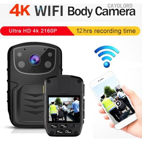 4k 2160p 1440p 1296p 2K 40MP Mini HD Car WIFI Body Camera DVR dv Video Voice Recorder Police DV Security Guard Worn Cam