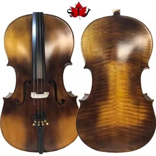 Copy of 1724 Yo-Yo Ma sleeping carved scroll 7/8 cello #8998