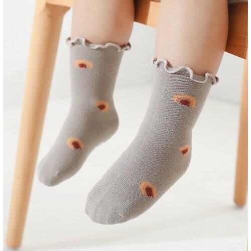 Menoea Baby Girls Cute Print Socks Flower 2021 Fashion Toddler Socks Kids Infant Lovely Socks New Spring Children Accessories