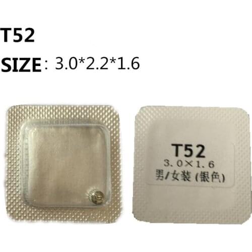 Watch movement accessories men and women T52 head all steel head table crown adjust the time button