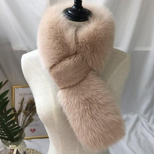 New Arrival Whole Pieces Real Fox Fur Scarf Keep Warm For Retail And Wholesale