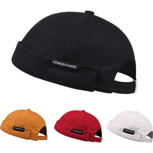 NEW FENSEFENSE melon hat unisex summer cotton hip-hop boundless skull hat retro street portable hat multi-purpose beanie hat