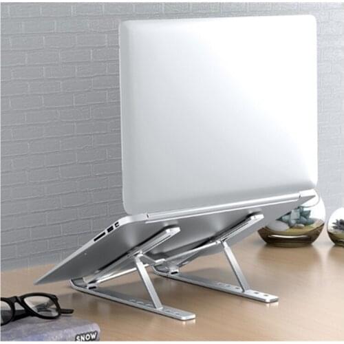Portable Laptop Stand Aluminium Foldable Notebook Support Laptop Base Macbook Pro Holder Adjustable Bracket Computer Accessorie