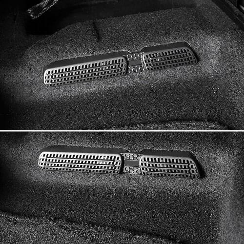 For Skoda Karoq 2017-2020 Under Seat Floor AC Air Conditioner Vent Outlet Grille Protective Cover Car Styling Trim