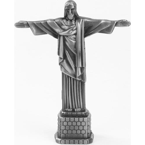 Statue of Christ Redeemer Silicone Concrete Mold Handmade Sculpture Figures Cement Mould