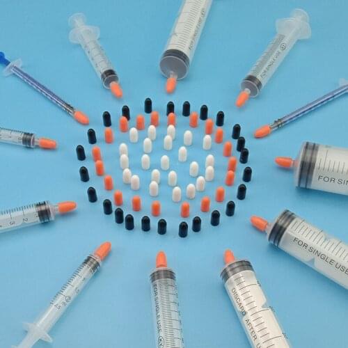 Silicone Ends Caps Electronic Protective Cover Thread Sleeve Anti High Temperature Science Lab Test Tube 3MM silicone gasket