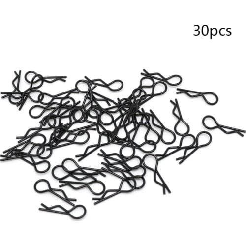 30 Pieces Universal RC Body Clips R Clips RC Truck Car Shell Pins for 1/10 1/12 Scale RC Model Cars Trucks Buggy Shell