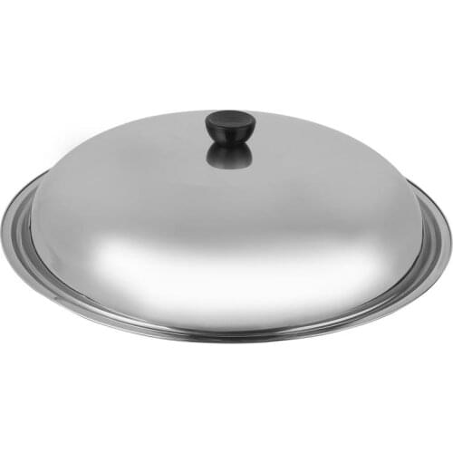 1PC 34/36/38/40cm Stainless Steel Cooking Pot Lid Multifunction Anti-scald Thicken Pot Cover Protector Kitchen Tool