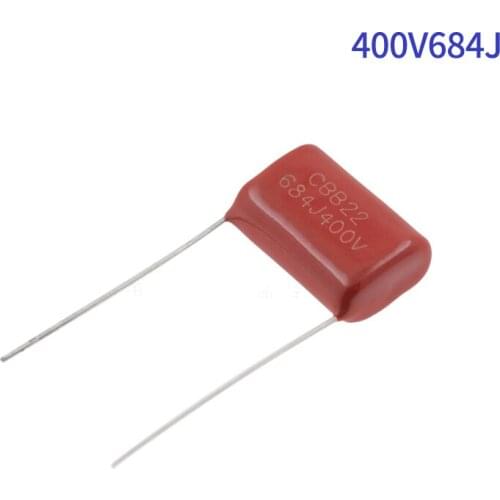 10PCS 400V684J Pitch 15MM 0.68UF 680nf 684 400V 684J 684J400V CBB Polypropylene Film Capacitor