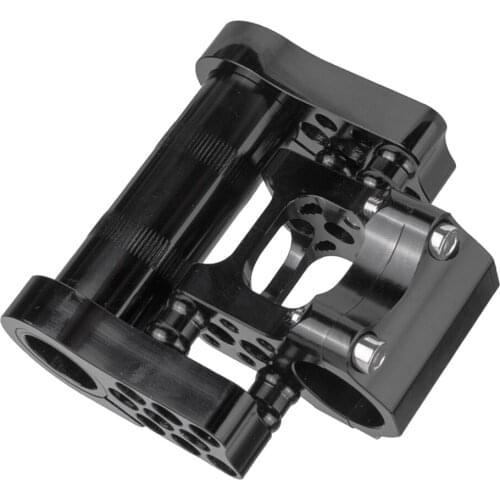 25.4mm Bike Handlebar Stem Adjustable Handlebars Stem Riser for Folding Bike Aluminum Alloy