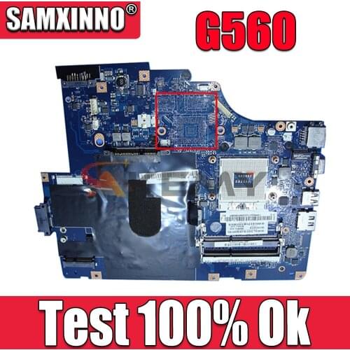 Akemy For Lenovo G560 Laptop Motherboard NIWE2 LA-5752P Main Board HM55 UMA DDR3 with Free cpu
