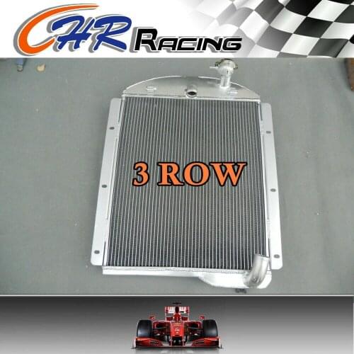 3Row FOR Chevy PickUp Trucks 1941 42 43 44 45 1946 Aluminum Radiator+ FAN