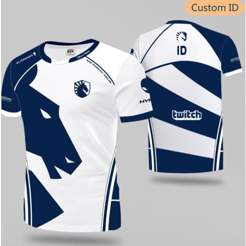 CSGO E-Sports LCS Team Liquid Uniform Jerseys Customized Name T Shirt For Men Women Tshirts Custom ID Fans Tees Shirt DOTA