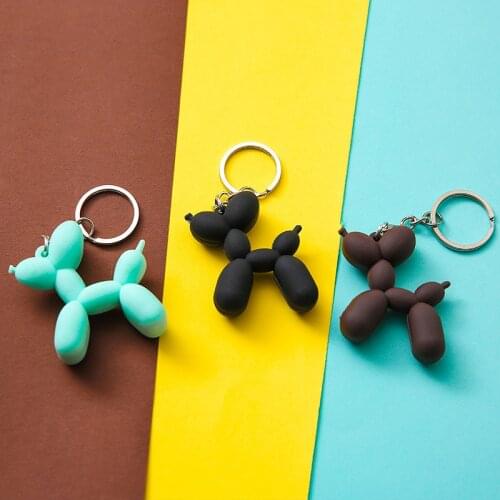 Popular 2020 resin crafts sculpture gift cute small Balloon Dog party accessories home ornament cake dessert decoration Pendant