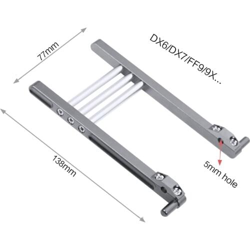 CNC Transmitter Bracket Stand Holder Adapter for JR / for Futaba DX6 FF9 9X Remote Controller Quadcopter TX Accessory