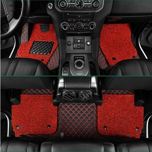 Good quality! Custom special car floor mats for BMW 330i 3340i 340d Touring G21 2020 durable waterproof double layer car carpets