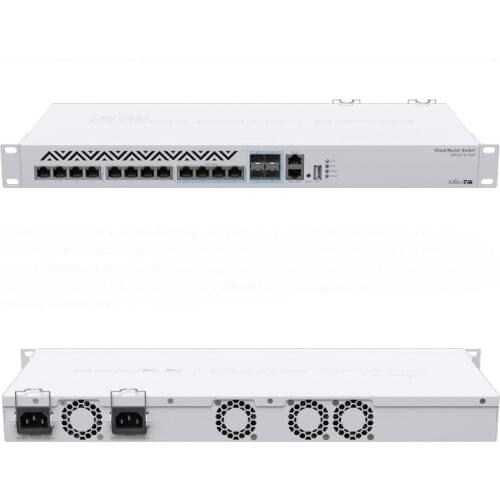 MikroTik CRS312-4C+8XG-RM 10 Gigabit electrical port switch