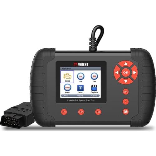 Original VIDENT iLink400 Full System Scan Tool Single Make Support ABS/SRS/EPB//DPF Regeneration/Oil Reset