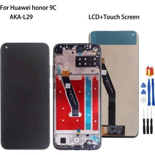 Original For Huawei honor 9C LCD Display Touch Screen Digitizer Replament For Honor 9C 9 C AKA-L29 Play 3+Frame 10 Touch Screen