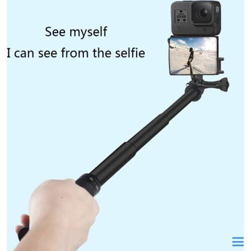 P82A Self-portrait Mirror Action Camera for G opro Live-streaming Accessory Double-sided Cold Shoe Port Connection Interface