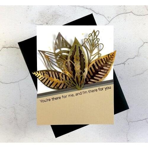 Various leaf decoration Metal Cutting Dies Stencils Craft Die Cut Mold for DIY Scrapbooking Album Paper Card Embossing Handmade