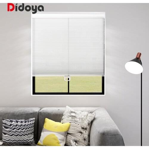 Size Customizat Cellular Shades Blinds Roller Safe Cordless Honeycomb Curtain Living Room Home Window Door Dimmable Light
