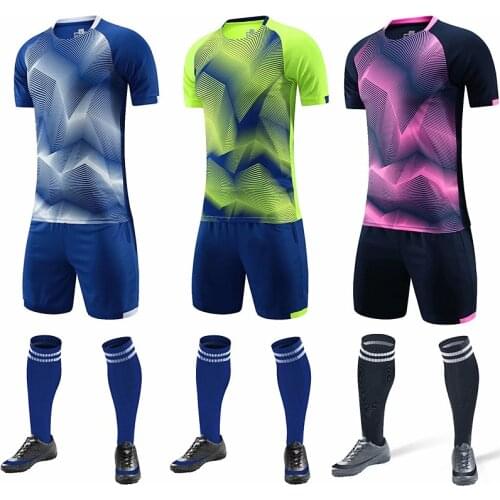 Men Sports Shirts Pants Running Suits Children Soccer jerseys gym Jogging fitness workout sportswear Men sport clothes tracksuit