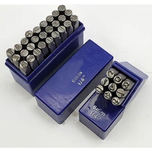 Steel Number and Letter Metal Punch Stamp Set for Jewelry Punch Tool
